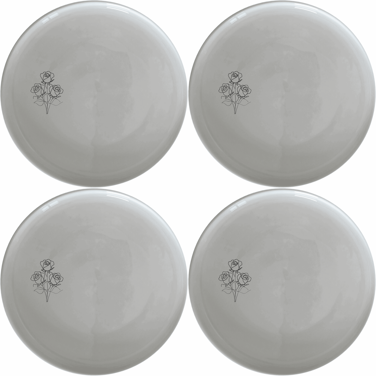 Delicate Roses Dinner Plate Set of 4 - Range 1