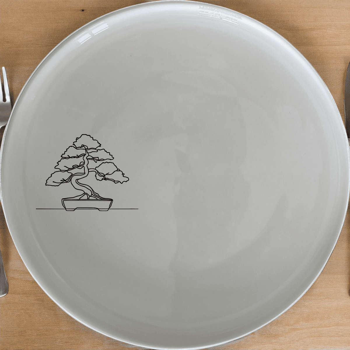 Japanese Bonsai Tree Dinner Plate Set of 4 - Range 2