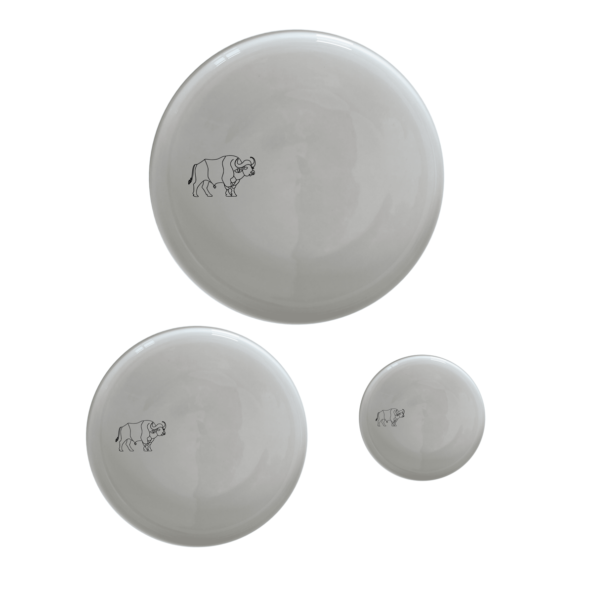 Buffalo Silhouette Dinnerware Set of 12 - Range 2