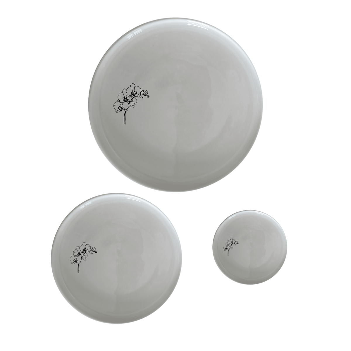 Orchid Stems Dinnerware Set of 12 - Range 3