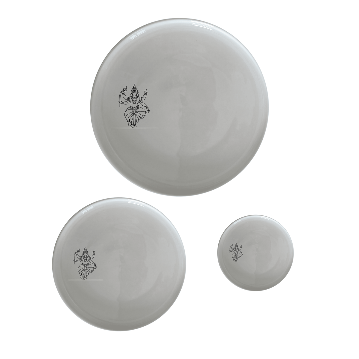 South Indian Cultural Imagery Dinnerware Set of 12 - Range 2