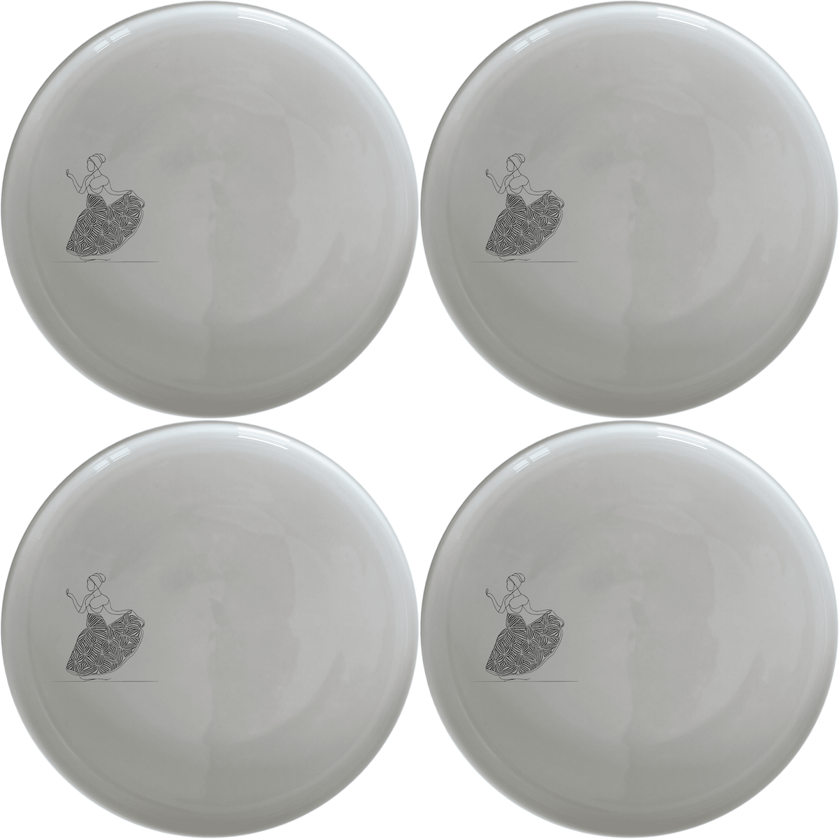 Cape Malay Patterns Side Plate Set of 4 - Range 1