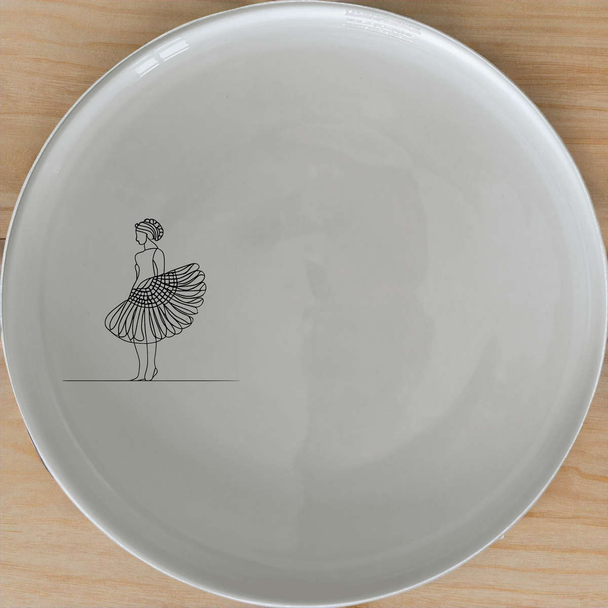 Ballet Dancer Side Plate Set of 4 - Range 3
