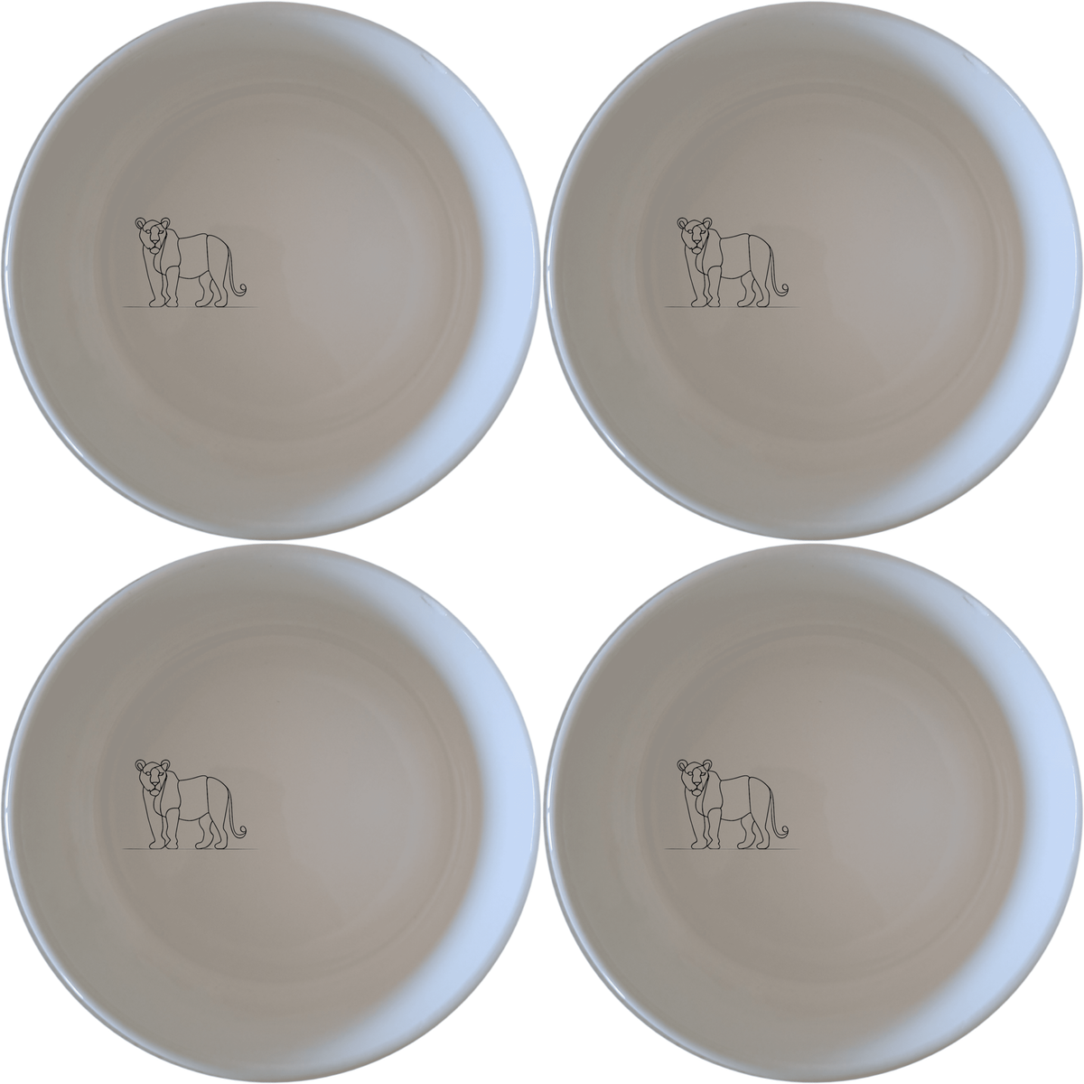 Safari Animals Bowl Set of 4 - Range 2