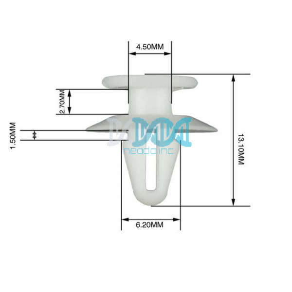 Panel Clips 4.5-6.2mm - 10 Pieces
