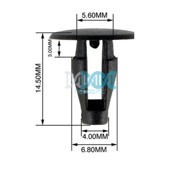 Panel Clips 5.6-6.8mm - 10 Pieces