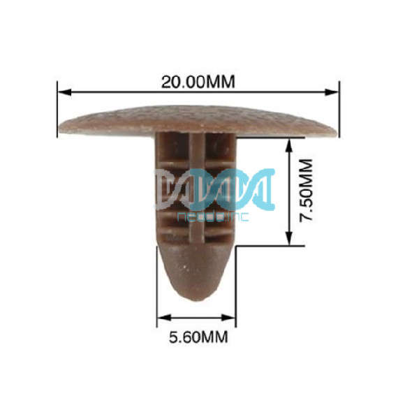 Panel Clips 5.6mm - 10 Pieces