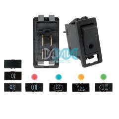 Universal Oem Dash Switch 3P Led 20A 12V