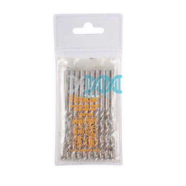 Drill Bit 5mm HSS Straight Shank 10 Piece