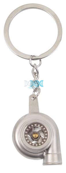 Key Ring Turbo Silver