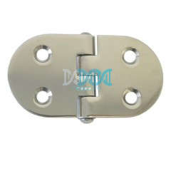 Round Side Hinge Flush Mt.40X74mm 316 Stanless Steel