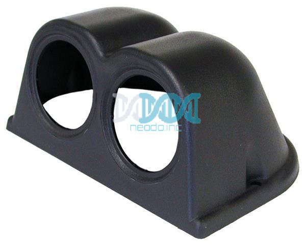 Gauge Dash Pod 2 Holes Black