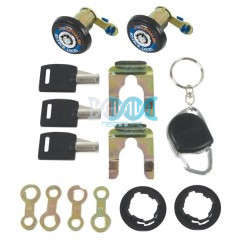 2 Door Lock With Round Key