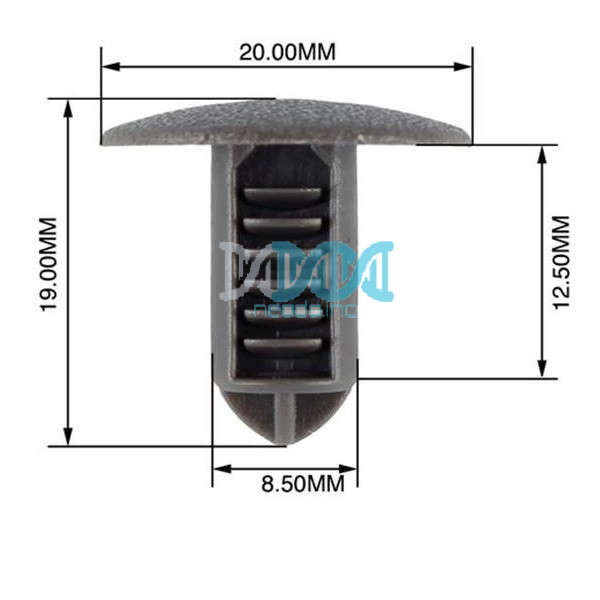 Panel Clips 8.5mm (50)