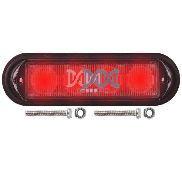 Led Warning Lamp White 12-24V 18 Functions