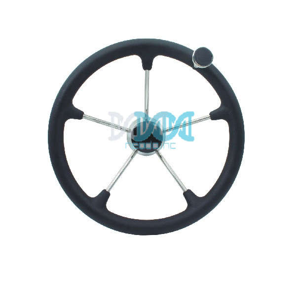 Steering 316s With Polyeurathane  Foam & Knob 13 Grey