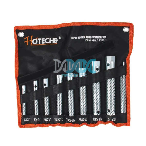 Hoteche 10 Piece Spark Plug Wrench Set - Metric