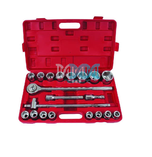 Hoteche 20 Piece 1 Inch Drive 6 Point Socket Set