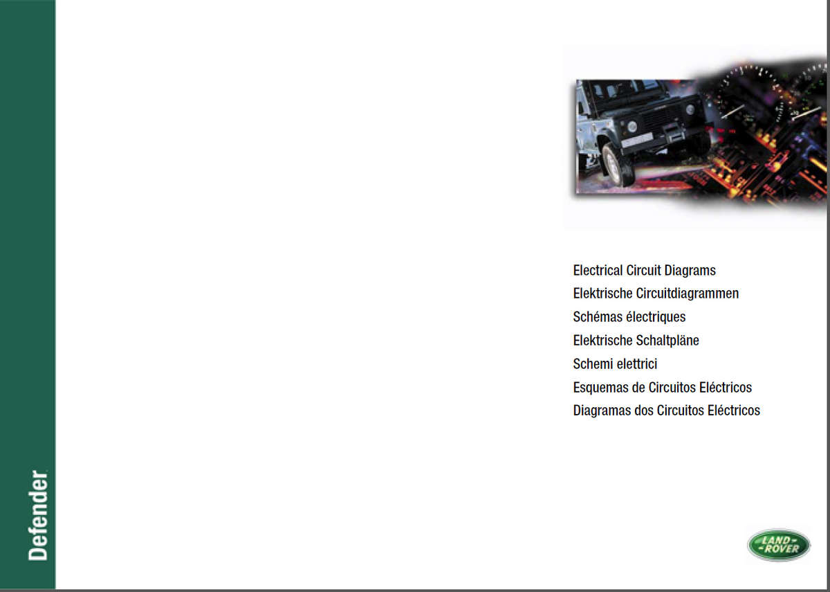 Land Rover Defender Electrical Circuit Diagram