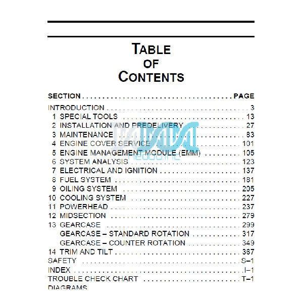 Evinrude E-Tec 115 - 150 - 175 - 200 HP 60 V4 - V6 Service Manual 2010