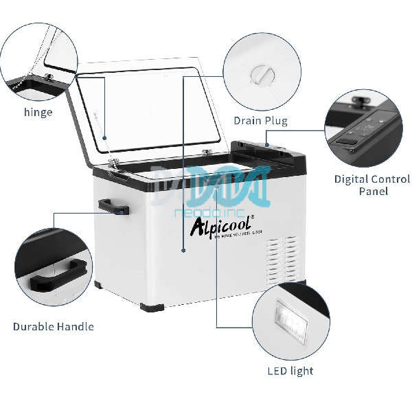 Alpicool C40 Camping Fridge (40Ltr)12V/24V-220V (-20 Degrees)