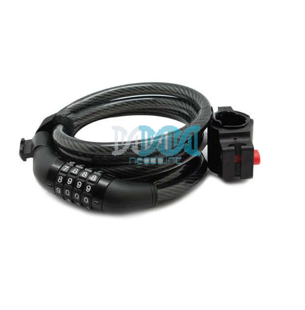Cable Lock 4 Digit Combination Lock 12X1500mm