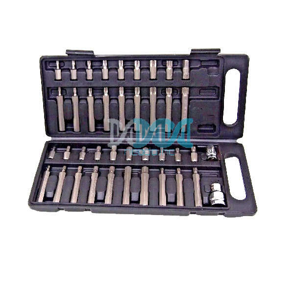 Hoteche Torx Bits With Bit Holder Short /Long Bit- 40 Piece
