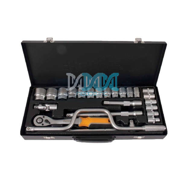 Hoteche 24-Piece Socket Set - 1/2 Inch Drive (with Case)