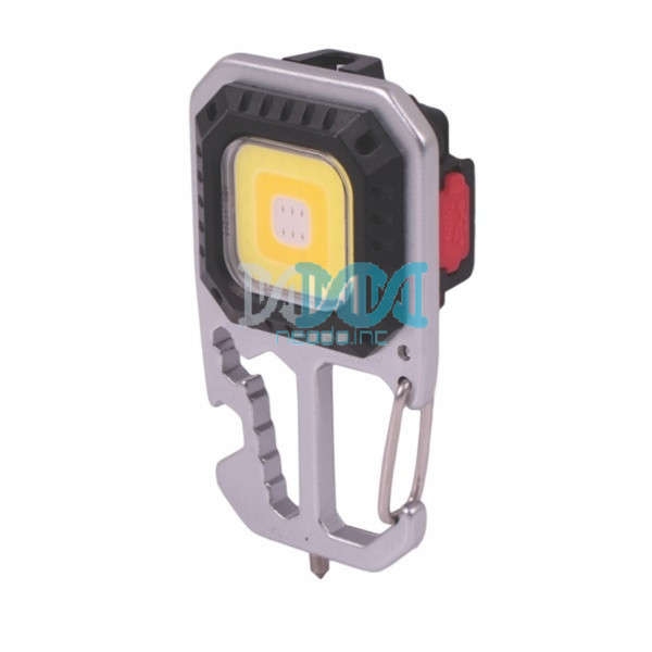 Multi Tool LED Torch  Rechargeable 4 in 1 Keychain 1 600LM 7 Light Modes