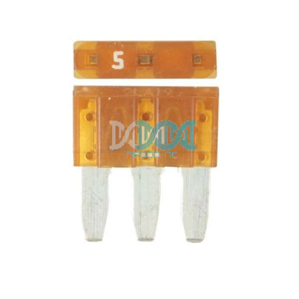 3 Pin Blade Fuse 5Amp 100 Piece Pack