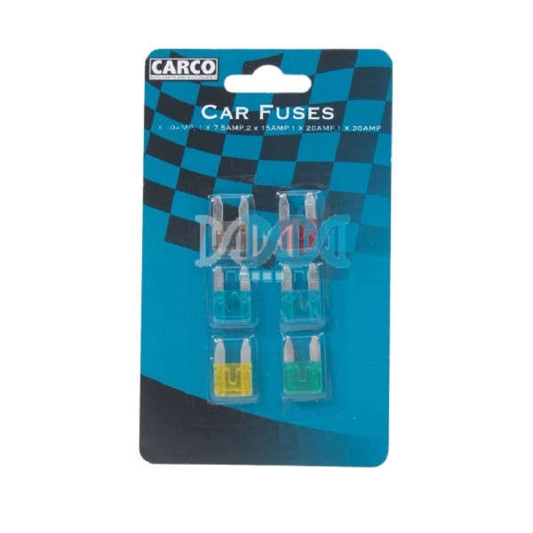 Fuse Set 6 Piece Mini Plug-In Carded