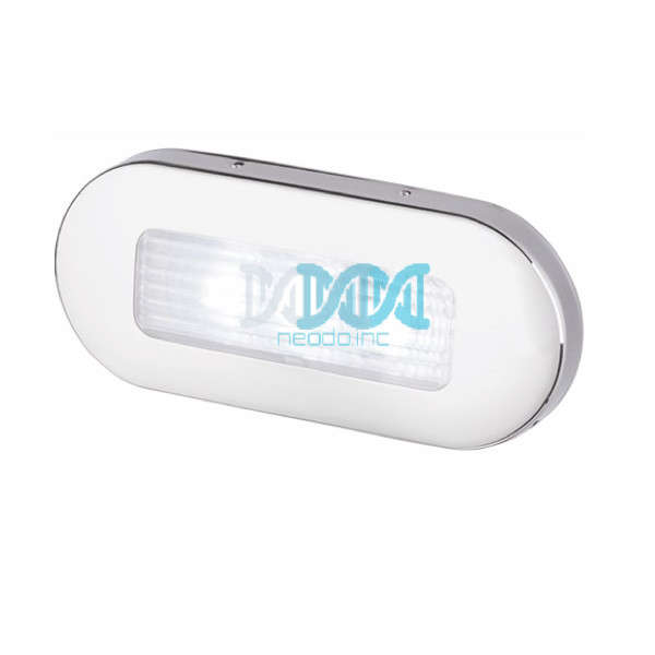 Courtesy Lamp Led 12-24V Flush Mt. 5500- 6300K 3X0.5W 316 Stainless Steel And Piece Base