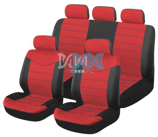SEAT COVER 9PC RED X TYPE