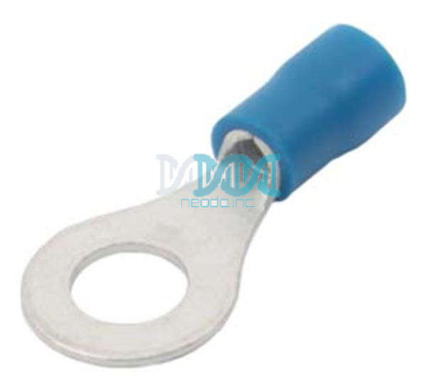 Blue Ring Terminal 6.4mm - 100 Pieces