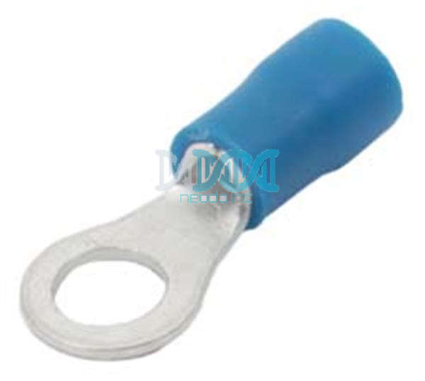 Blue Ring Terminal  5.3mm - 100 Pieces
