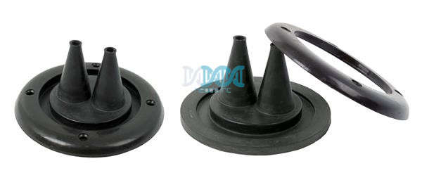 Cable Grommet 2 O/Lets 1 I/Let