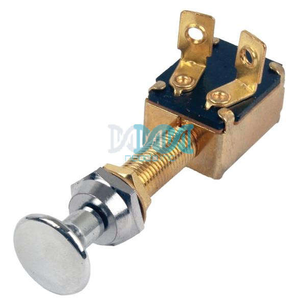 PULL SWITCH BRASS KNOB OFF-ON