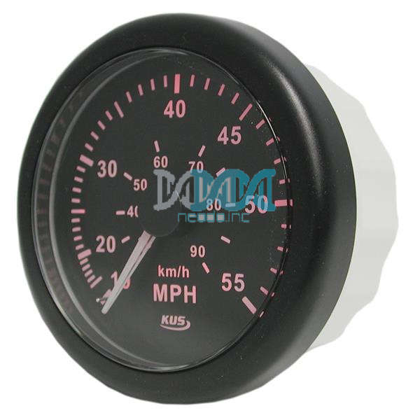 Speedo Meter 55Mph/90Km 85mm Black
