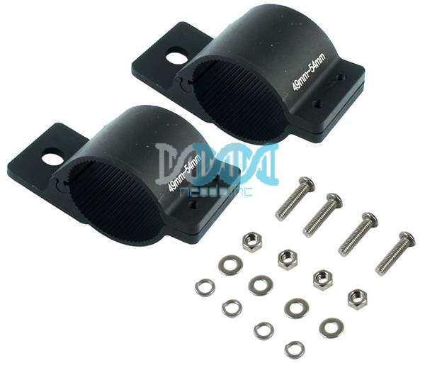 Spot Light Bracket Set 49-54mm Black