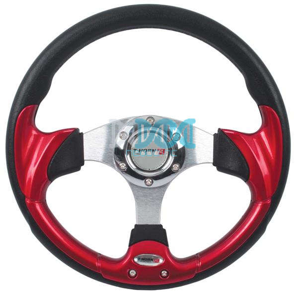 Steering Wheel Red Polyeurathane