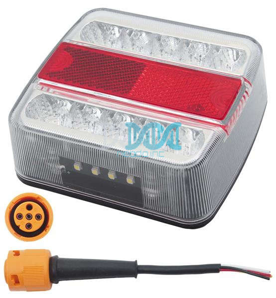 TRAILER LAMP LED UNIV. WITH PLUG END