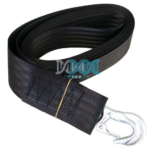 Winch Strap 4.5M With Small Hook