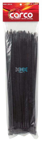 Cable Tie Black 7.6X400mm(100 pieces)