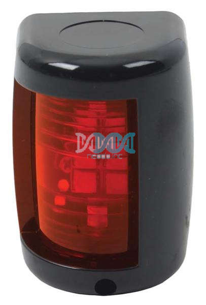 PORT LIGHT RED SMALL BLACK LED