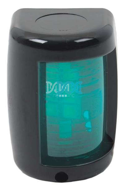 STARBOARD GREEN LIGHT SMALL BLACK LED