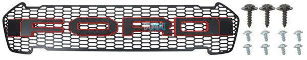 Grille With Orange Trim Ford Ranger 2015-