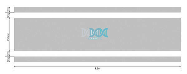 Racing Strips Silver 20cmx4.5M