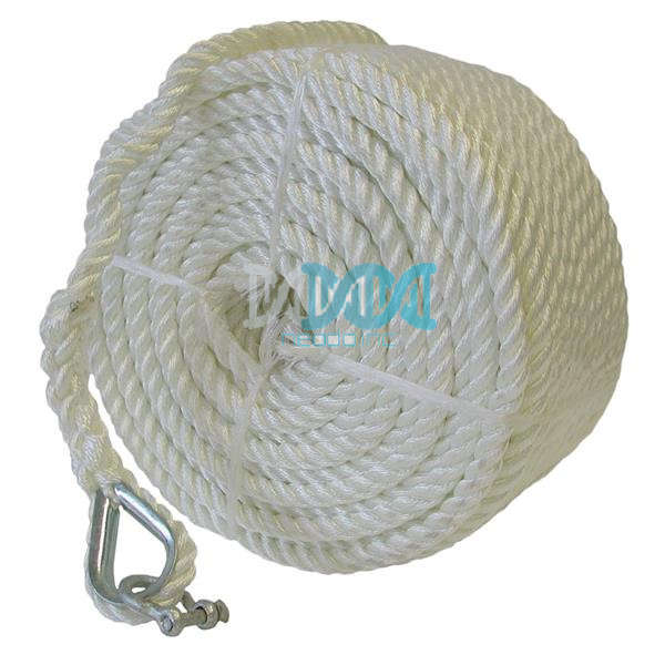 ANCHOR ROPE POLYSTER 10X50M(DAM.LAKE.RIV
