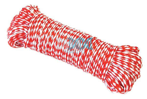 SKI-ROPE 10MM X 30M RED/WHITE