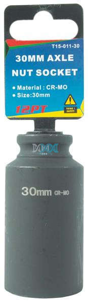 Heavy Duty Axle Socket 1/2 Inch Drive 30mm 12 Point